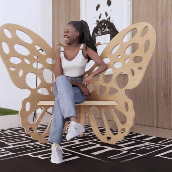 Wooden Butterfly Chair