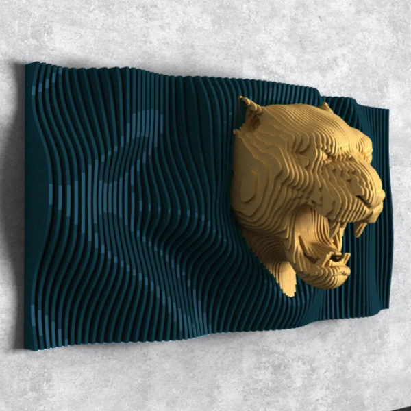 Parametric Wall Art Design - Lioness