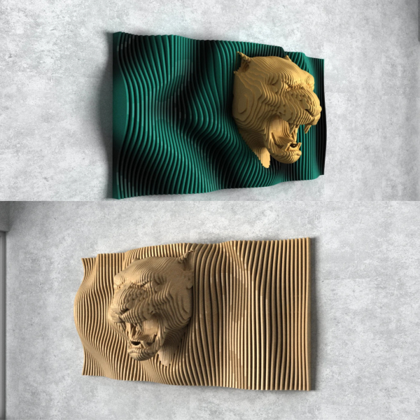 Parametric Wall Art Design - Lioness