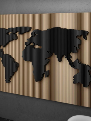 Parametric Wood Art Map