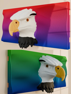 Parametric Wall Art Design - Eagle Bird