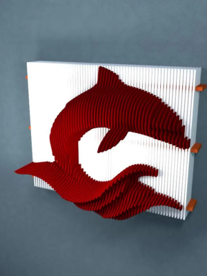 Parametric Wall Art Design - Dolphin