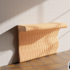 Wooden Wavy Wall Decor table