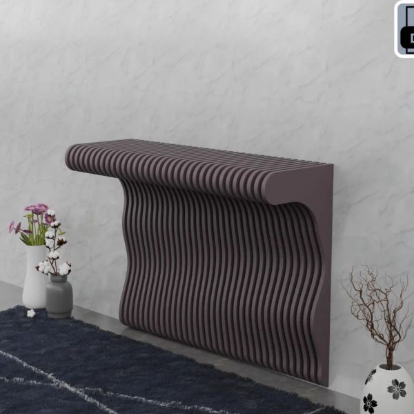 Wooden Wavy Wall Decor