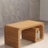 Solid Wood Double Coffee Table